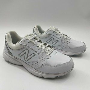 New Balance Women's 411 v1 White Cush+ Walking Shoes Sneakers WA411LW1 Size 6 B